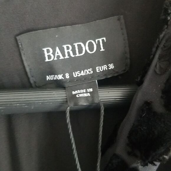 NWT Bardot Burnout Velvet Mini Dress - Picture 6 of 8